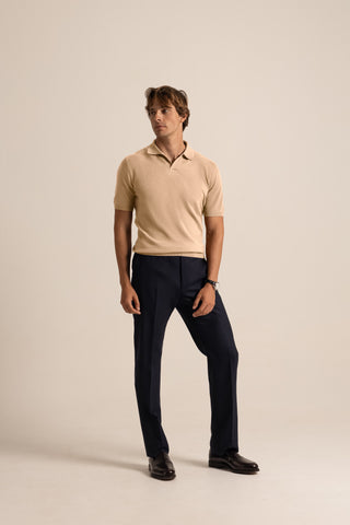 Vicuña Fine Polo Short Sleeve | Champagne