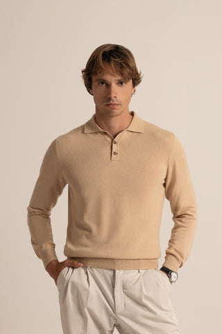 Vicuña Polo Long Sleeve | Champagne