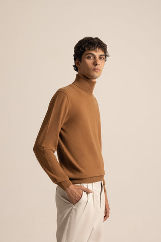 Vicuña Turtle Neck  | Natural