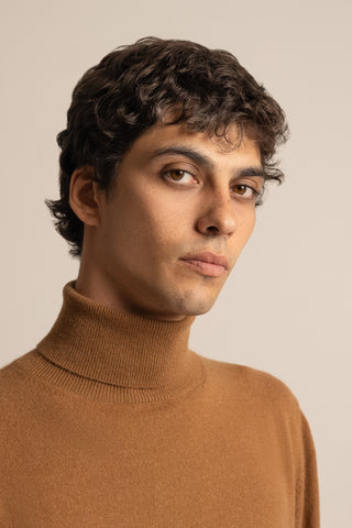 Vicuña Turtle Neck  | Natural