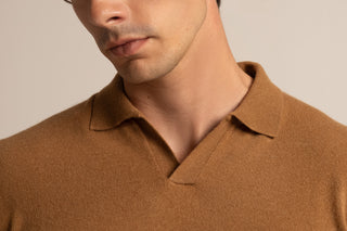 Vicuña Fine Polo Short Sleeve | Natural