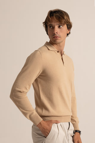 Vicuña Polo Long Sleeve | Champagne
